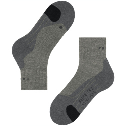 FALKE TK2 Wool Short Wandersocken kitt mouline 42-43