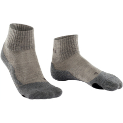 FALKE TK2 Wool Short Socken Damen kitt mouline 41-42