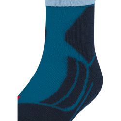 FALKE SK2 Stripe Skisocken Kinder petrol 23-26
