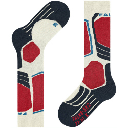 FALKE SK2 Kniestr&uuml;mpfe Kinder off/white 23-26