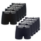 10er Pack Kappa Trunk Boxershorts 008 schwarz/dunkelblau L