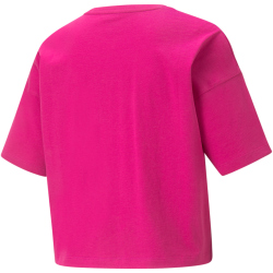 PUMA Essentials Cropped Logo T-Shirt Damen
