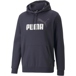 PUMA Ess+ Metallic 2 Col Big Logo Fleece-Hoodie Herren