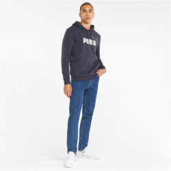 PUMA Ess+ Metallic 2 Col Big Logo Fleece-Hoodie Herren