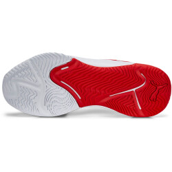 PUMA Varion Hallenschuhe Kinder PUMA white/PUMA black/high risk red 28