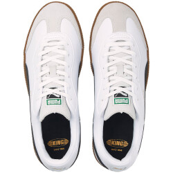 PUMA King 21 IT Fußball Hallenschuhe PUMA white/PUMA black/gum 47
