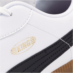 PUMA King 21 IT Fußball Hallenschuhe PUMA white/PUMA black/gum 47