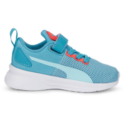 PUMA Flyer Runner Baby-Sneaker mit Klettverschluss dusty aqua/light aqua/salmon/puma white 24
