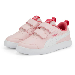 PUMA Courtflex v2 PS Kinder Sneaker mit Klettverschluss...