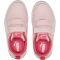 PUMA Courtflex v2 PS Kinder Sneaker mit Klettverschluss almond blossom/puma white 30