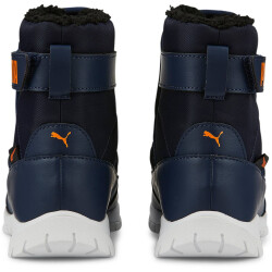 PUMA Nieve Boot Winterized AC PS Winterstiefel gefüttert Kinder peacoat/vibrant orange 35