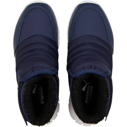 PUMA Nieve Boot Winterized AC PS Winterstiefel gef&uuml;ttert Kinder peacoat/vibrant orange 30