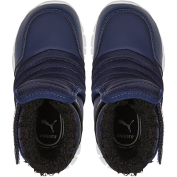 PUMA Nieve Boot Winterized AC Baby Boots Winterstiefel gef&uuml;ttert peacoat/vibrant orange 24