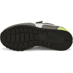 PUMA ST Runner v3 Nl V PS Sneaker Kinder castlerock/puma white/light lime 31