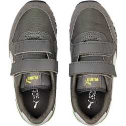 PUMA ST Runner v3 Nl V PS Sneaker Kinder castlerock/puma white/light lime 31