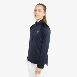 PUMA Golf 1/4-Zip M&auml;dchen navy blazer 152