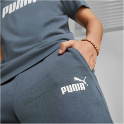 PUMA Essentials Logo Fleece-Jogginghose Herren evening sky M