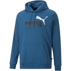 PUMA Ess+ Metallic 2 Col Big Logo Fleece-Hoodie Herren...