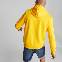 PUMA Ess+ Metallic 2 Col Big Logo Fleece-Hoodie Herren tangerine M