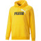 PUMA Ess+ Metallic 2 Col Big Logo Fleece-Hoodie Herren tangerine M