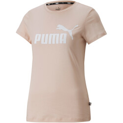PUMA Essentials Logo T-Shirt Damen rose quartz L
