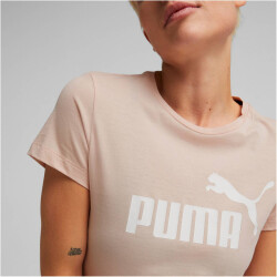 PUMA Essentials Logo T-Shirt Damen rose quartz L