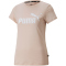 PUMA Essentials Logo T-Shirt Damen rose quartz S