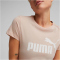 PUMA Essentials Logo T-Shirt Damen rose quartz S
