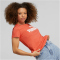 PUMA Essentials Logo T-Shirt Damen salmon S