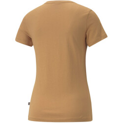 PUMA Essentials Logo T-Shirt Damen desert tan L
