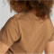 PUMA Essentials Logo T-Shirt Damen desert tan L