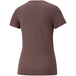 PUMA Essentials Logo T-Shirt Damen dusty plum S