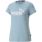 PUMA Essentials Logo T-Shirt Damen blue wash M