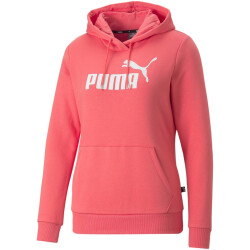 PUMA Essentials Logo Fleece Hoodie Damen salmon L