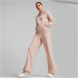 PUMA Essentials Logo Fleece Hoodie Damen rose quartz M