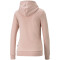 PUMA Essentials Logo Fleece Hoodie Damen rose quartz L