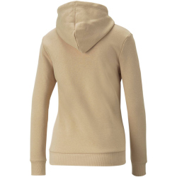 PUMA Essentials Logo Fleece Hoodie Damen light sand M