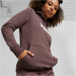PUMA Essentials Logo Fleece Hoodie Damen dusty plum S