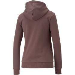 PUMA Essentials Logo Fleece Hoodie Damen dusty plum S