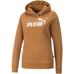 PUMA Essentials Logo Fleece Hoodie Damen desert tan M