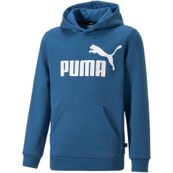 PUMA Essentials Big Logo Fleece-Hoodie Jungen lake blue 152