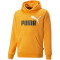 PUMA Ess+ Metallic 2 Col Big Logo Fleece-Hoodie Jungen tangerine 140