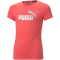 PUMA Ess+ Metallic Logo T-Shirt M&auml;dchen salmon 164
