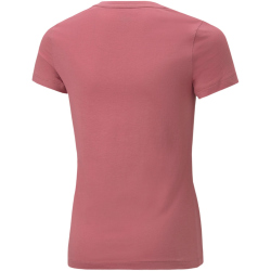 PUMA Ess+ Metallic Logo T-Shirt M&auml;dchen dusty orchid 152