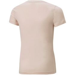 PUMA Ess+ Metallic Logo T-Shirt Mädchen rose quartz 116