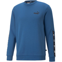PUMA Ess+ Metallic Tape Crew Sweatshirt Fleece Herren...