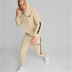 PUMA Ess+ Metallic Tape Hoodie Herren light sand L