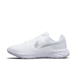 NIKE Revolution 6 Next Nature Road Laufschuhe Damen white/metallic silver-pure platinum 35.5
