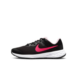 NIKE Revolution 6 Laufschuhe Kinder black/hyper pink-pink...