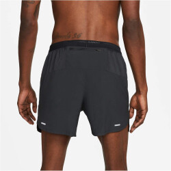 NIKE Dri-FIT Stride 5" Brief-Lined Laufshorts Herren black/black/reflective silv S